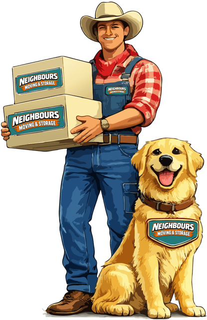 Professional moving and storage services by Neighbours Moving & Storage.